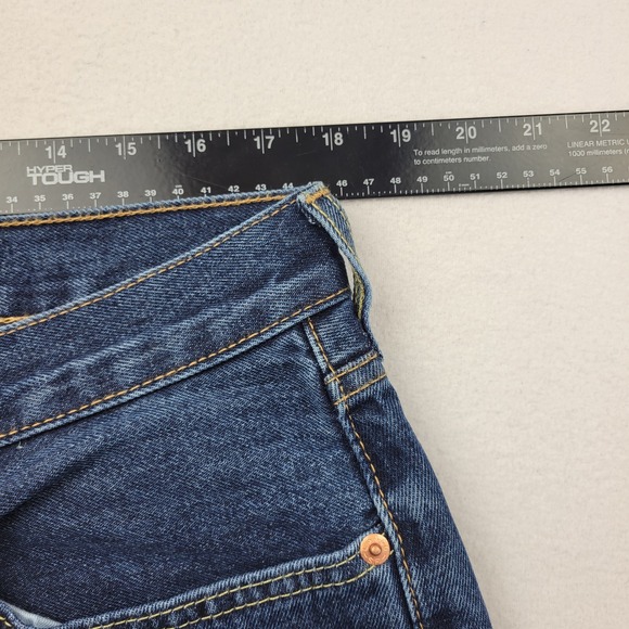 Levis 550 Relaxed Fit Tapered Leg Mens Blue Denim Jeans 36x32 005504886 - Picture 8 of 16